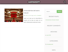 Tablet Screenshot of gustavoott.com.ar